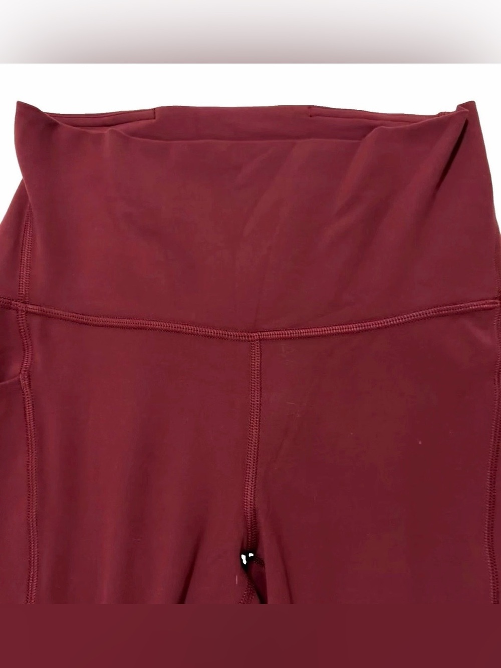 NWT*LULULEMON*SIZE 6*ALIGN HIGH RISE 25” PANT*POCKETS*AUTHENTIC*BURGUNDY BAY - Picture 7 of 16